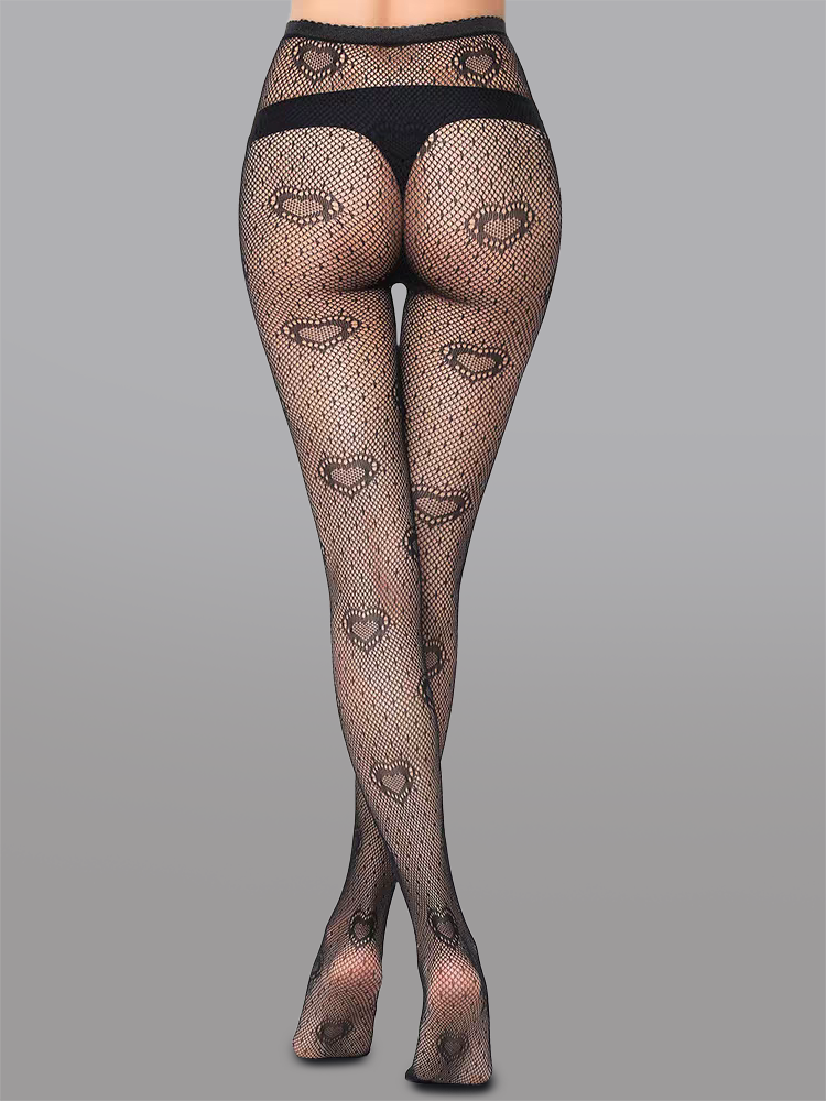 Heart Polka Dot Tights With Soft Stretchy Comfort All Day Hello.LA.Girl